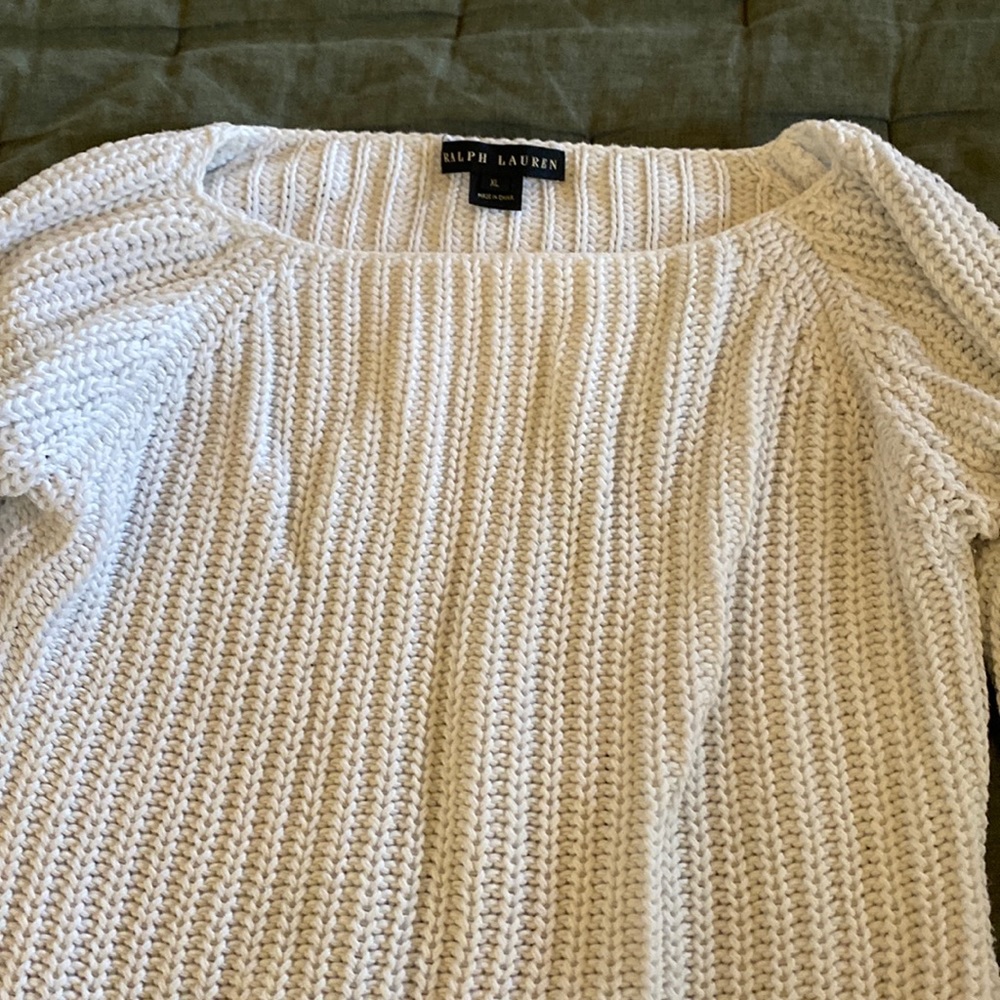 Ralph Lauren extra-large white sweater